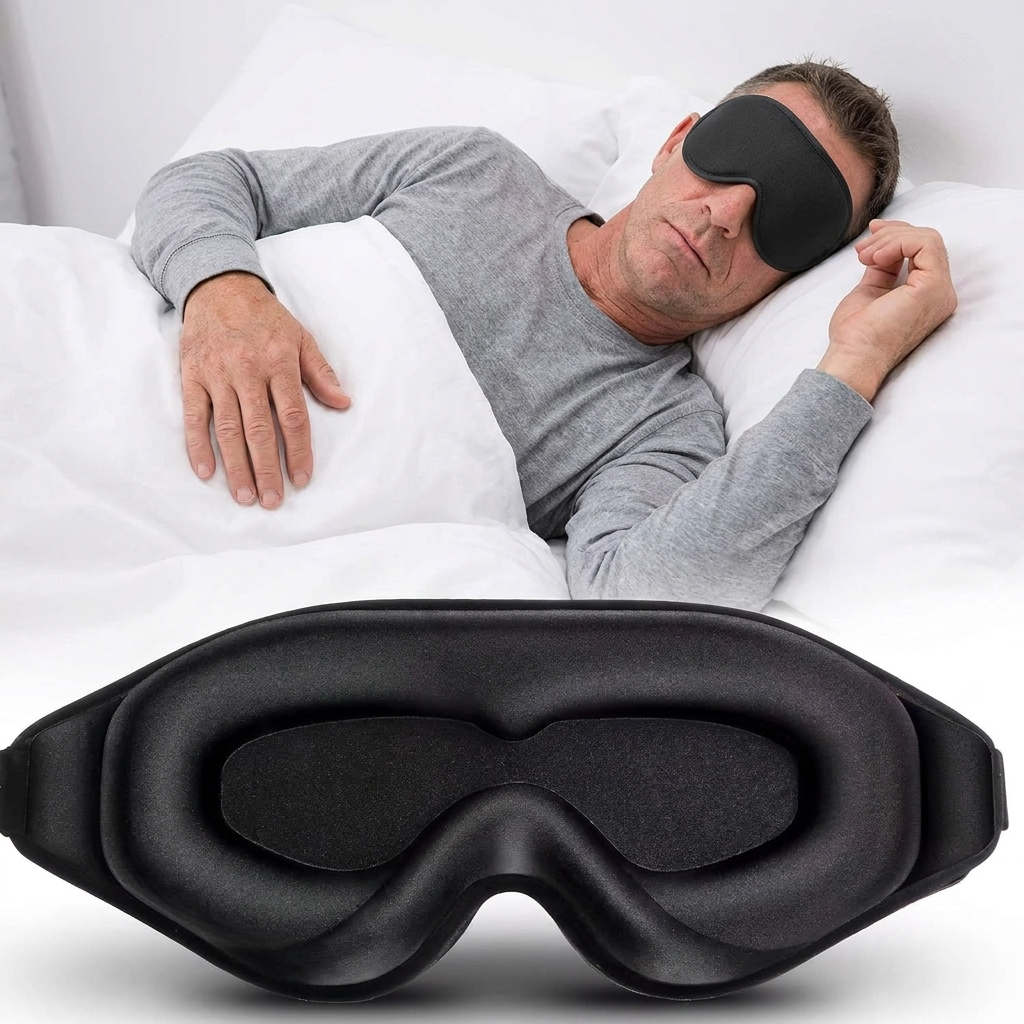 SilentPulse Night Guardian 3D Sleep Mask